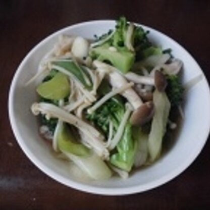 中華風の味付けで野菜がおいしく食べられました。